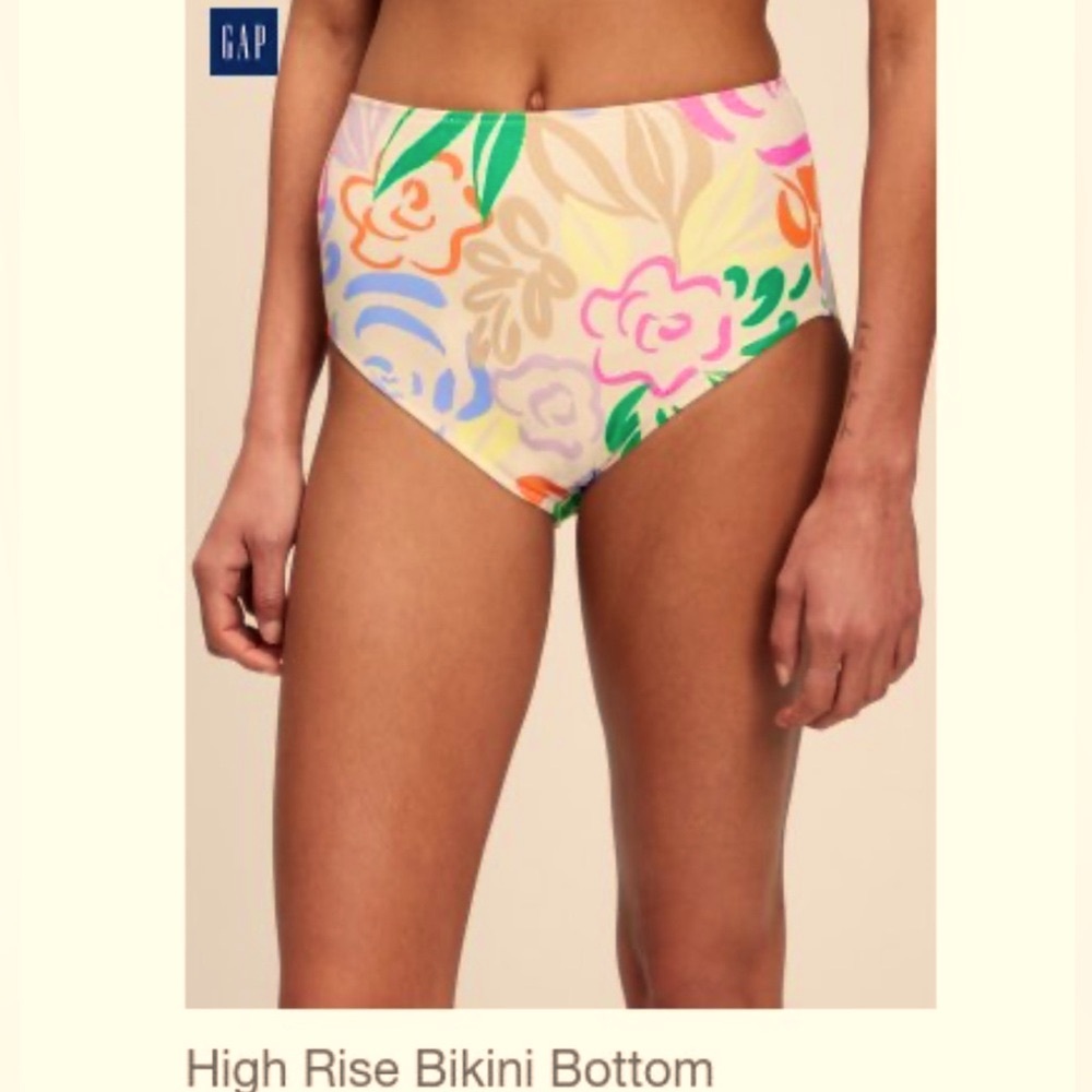 NWT GAP HIGH RISE BIKINI BOTTOM - FULLY LINED - STAYS TRUE TO SIZE WET! - Picture 3 of 12